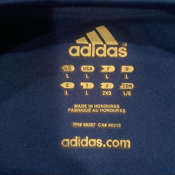 Adidas Blue Men’s Shirt - Picture 8 of 11